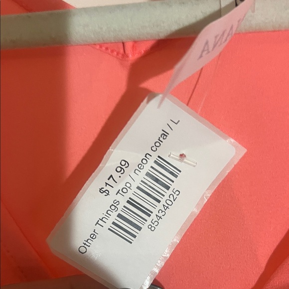 Elegant Coral Ruffled Blouse - Picture 3 of 4